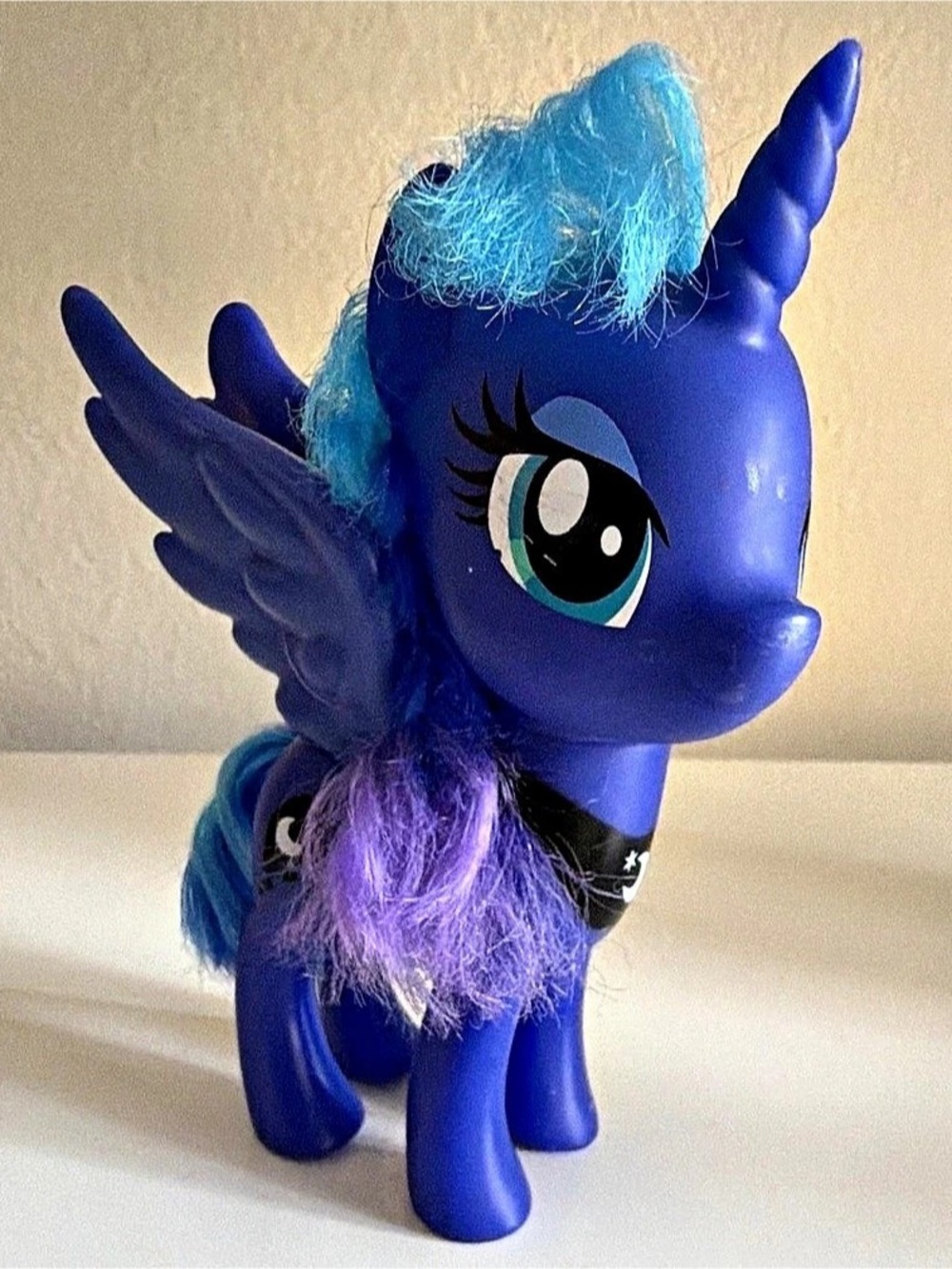 Hasbro My Little Pony 2016 G4 Princess Luna 6 inch figurine Blue & Purple